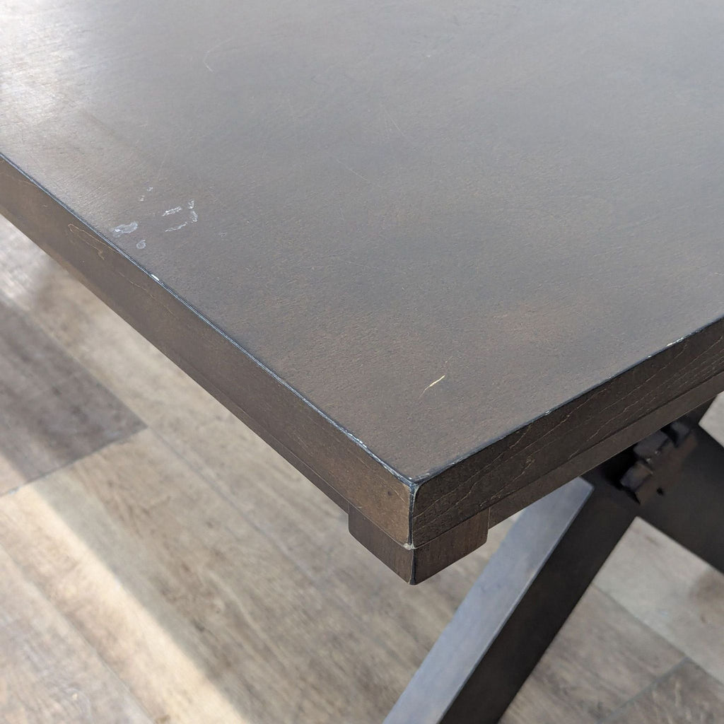 Living Spaces Pollie Farmhouse Style Extendable Dining Table