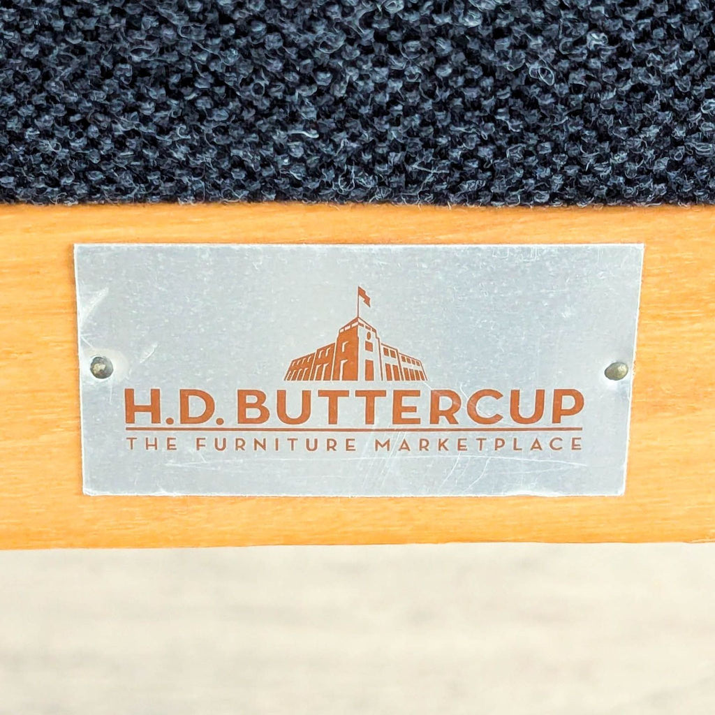 HD Buttercup Modern Walnut Rocking Chair