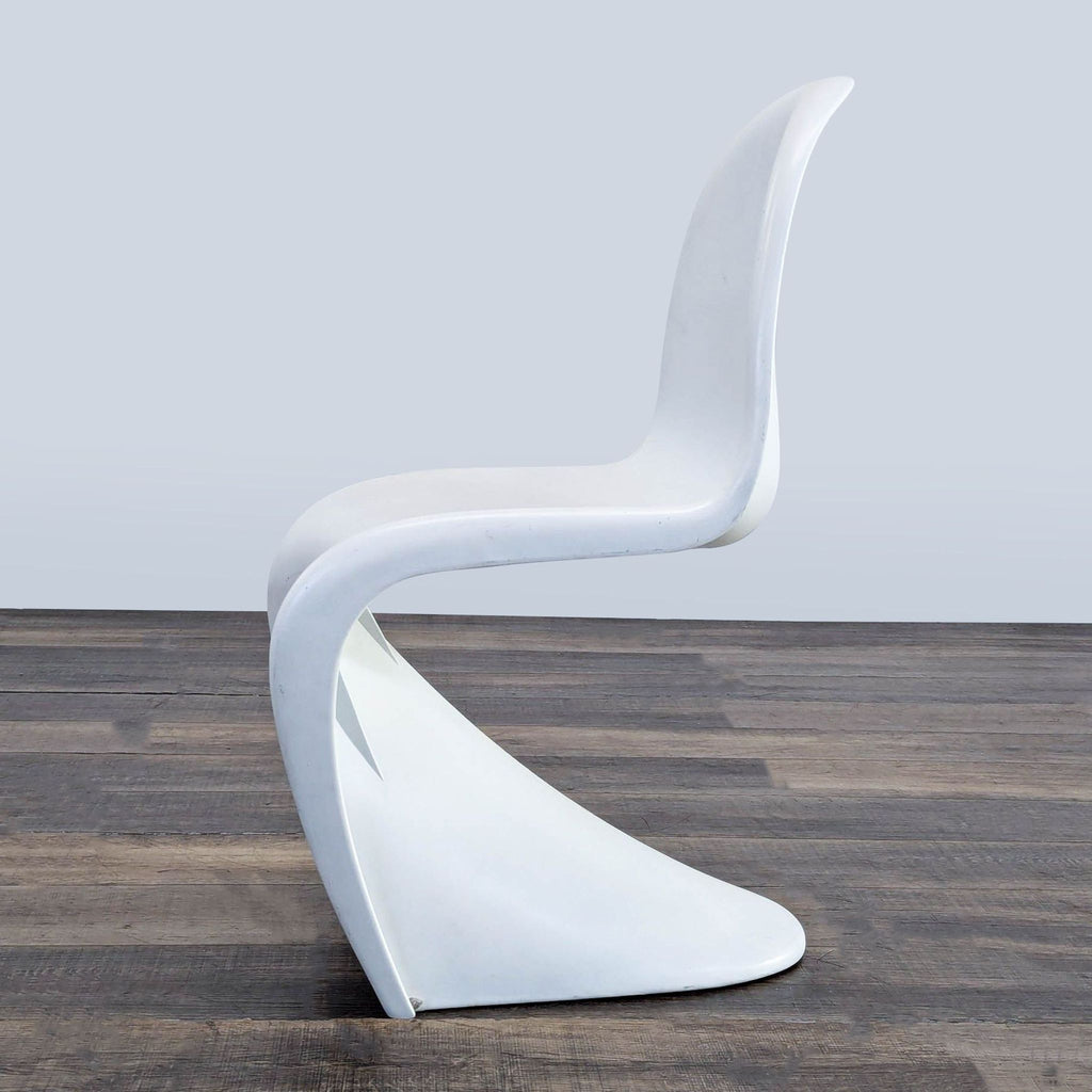 Mid-Century Style Moulded Plastic Panton Dining Chair