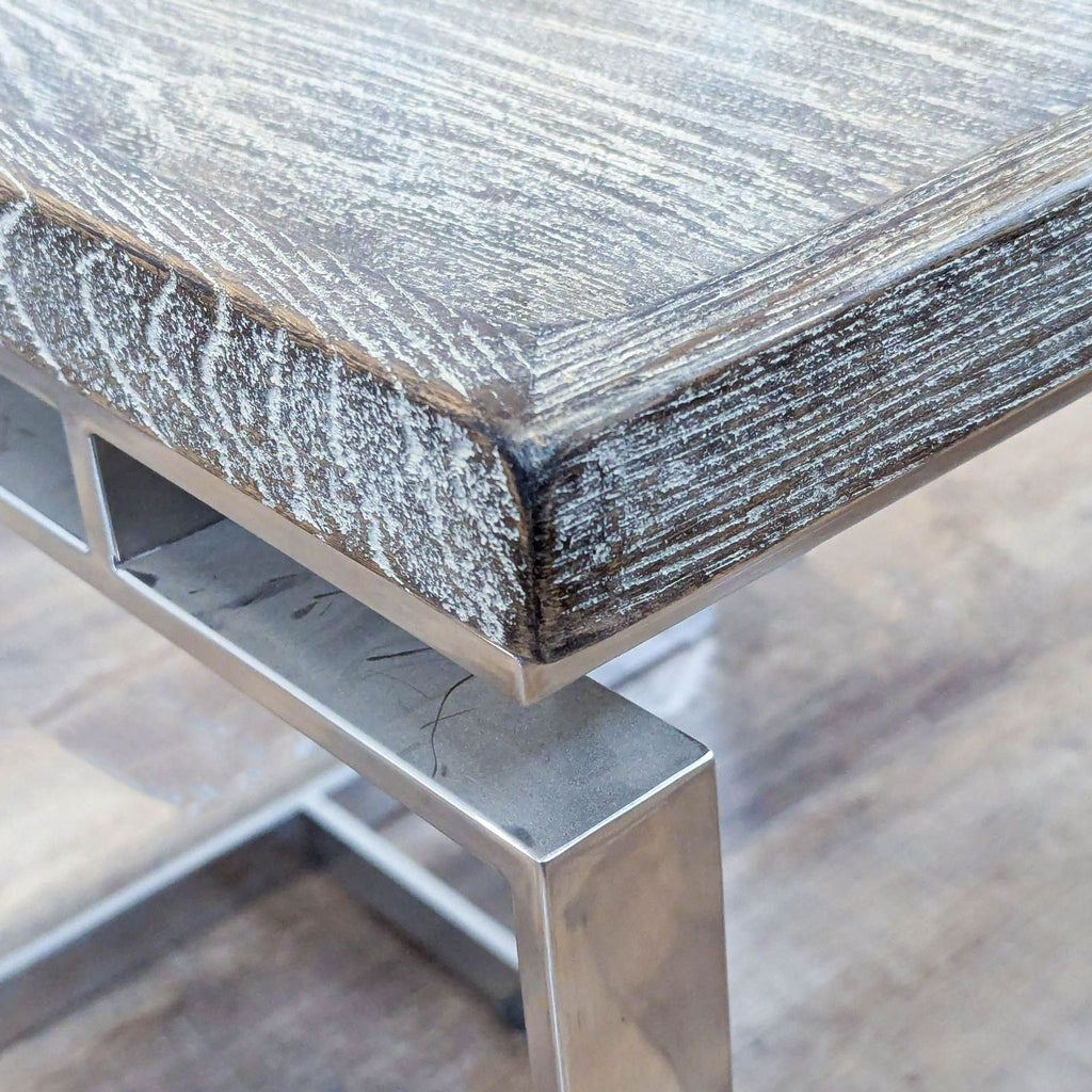 Brownstone Furniture Wood and Chrome End Table - Accepted Offer (30.66% discount)