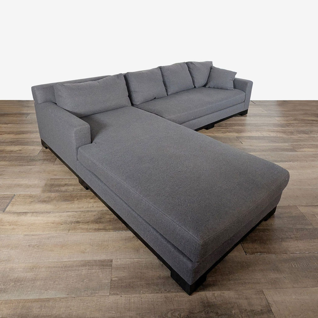 Modern L-Shaped Sofa with Chaise