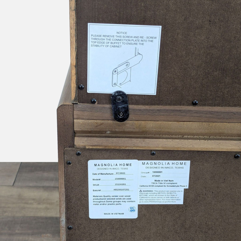 Magnolia Home by Joanna Gaines Slide Sideboard and Hutch