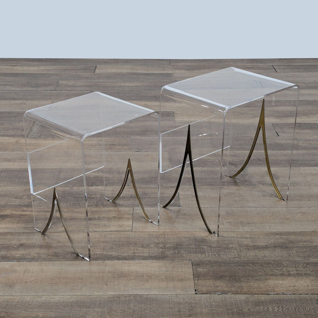 Gabby Magnolia Acrylic Nesting Tables