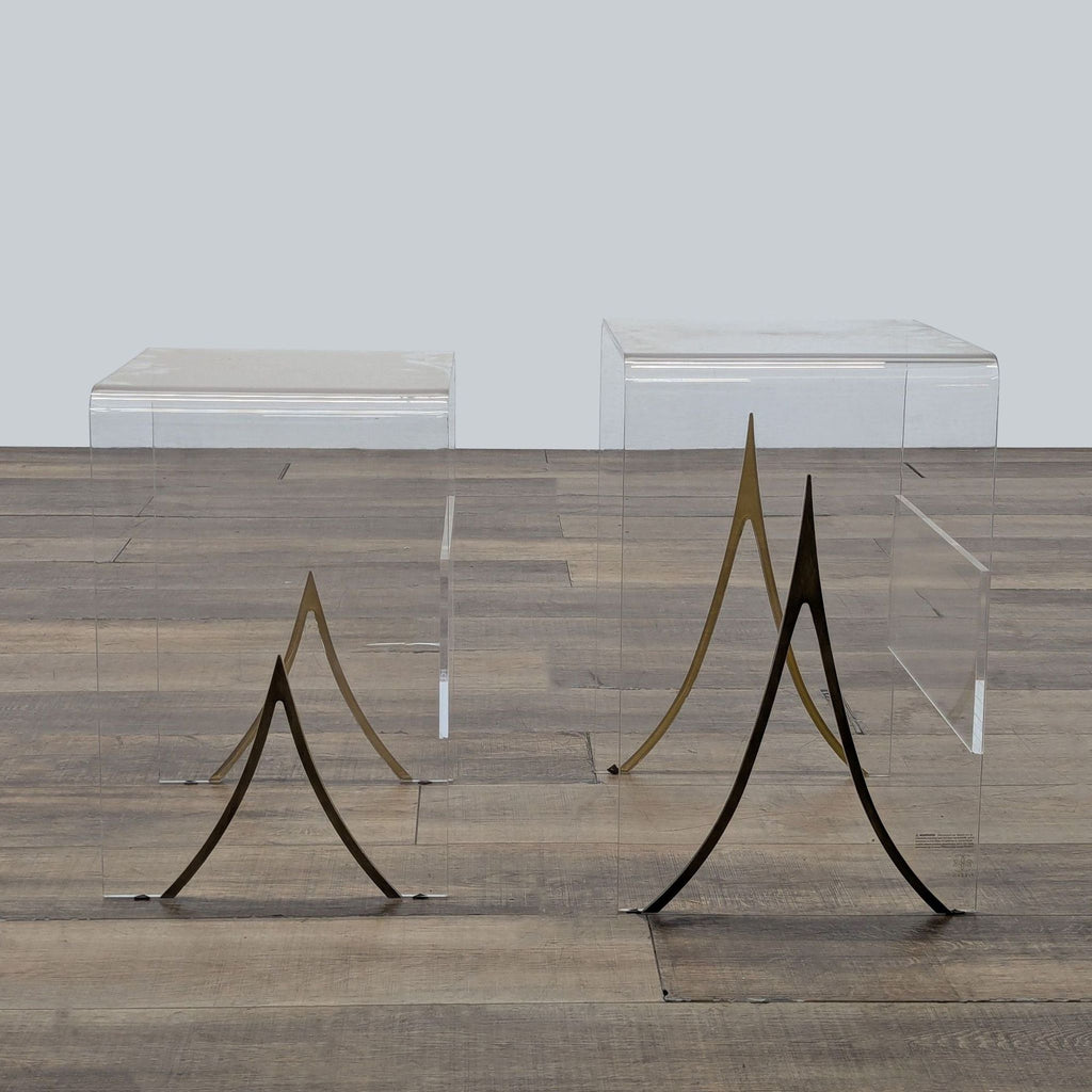 Gabby Magnolia Acrylic Nesting Tables