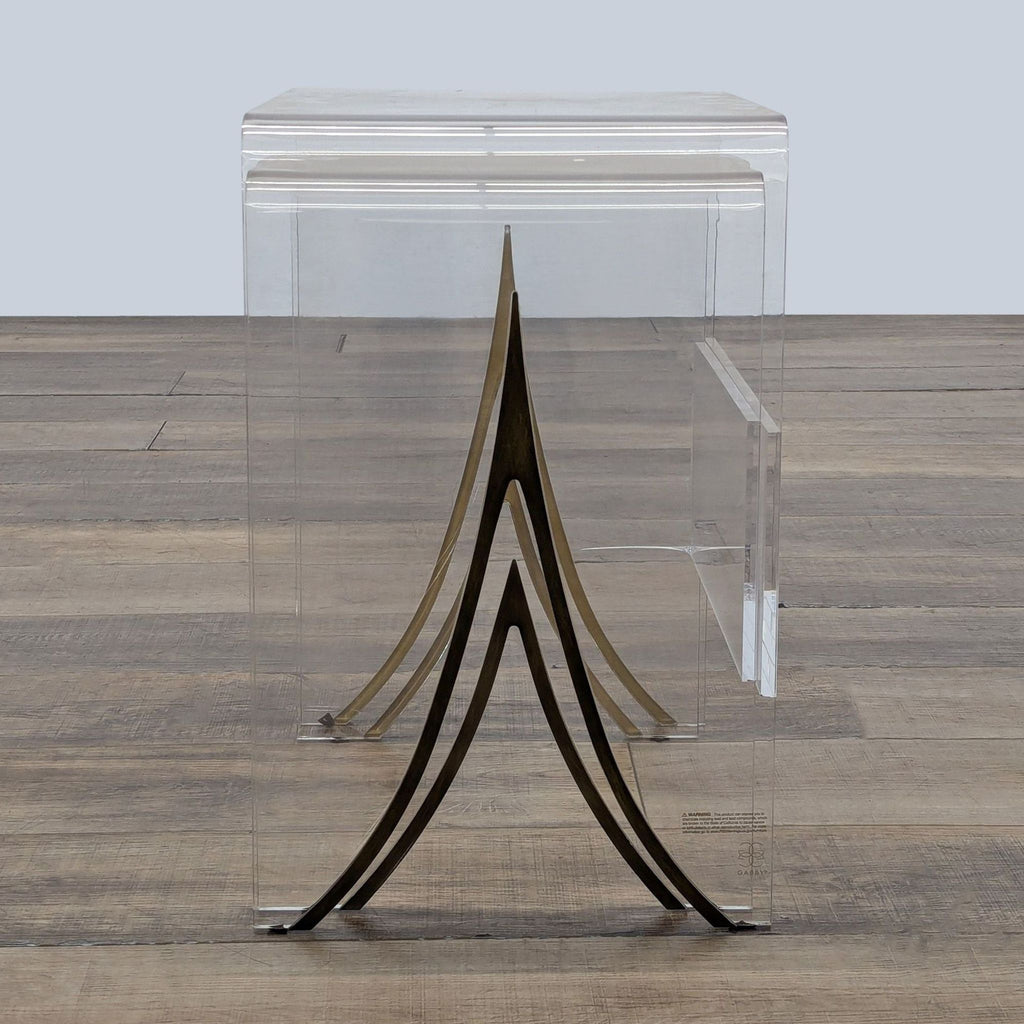 Gabby Magnolia Acrylic Nesting Tables