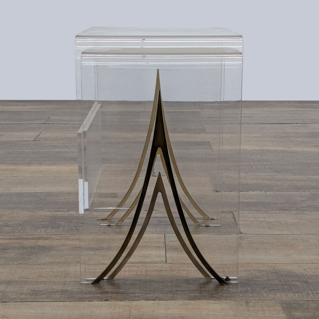 Gabby Magnolia Acrylic Nesting Tables