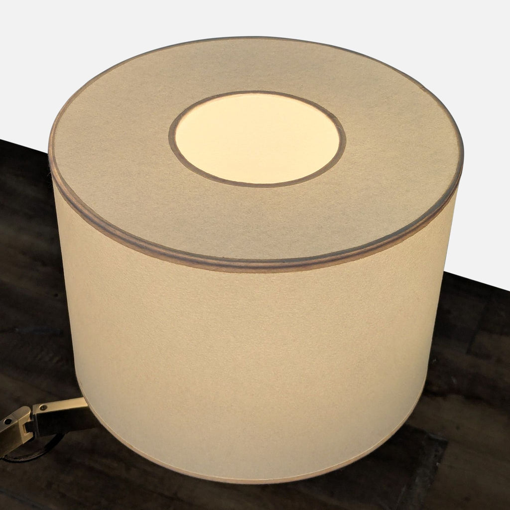 Modern Adjustable Floor Lamp with Fabric Shade