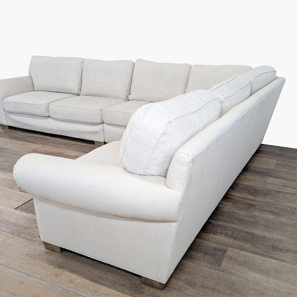 Restoration Hardware Modular Sectional with Rolled Arms
