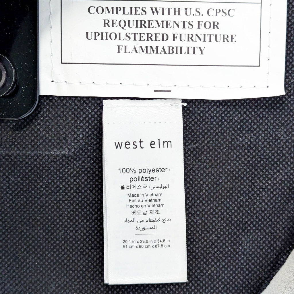 West Elm Mid-Century Swivel Office Chair