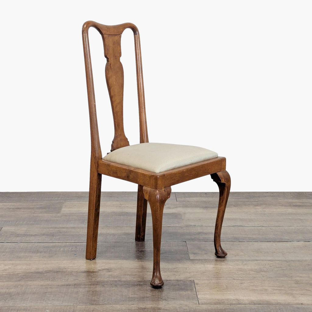 Set of Eight Queen Anne Dining Chairs