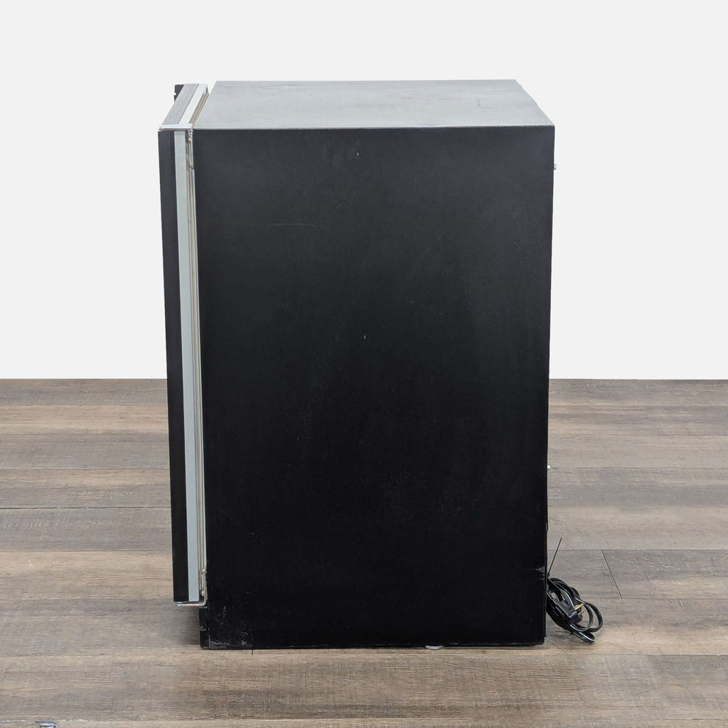 Marvel Black Glass Door Refrigerator – Compact Wine Cooler