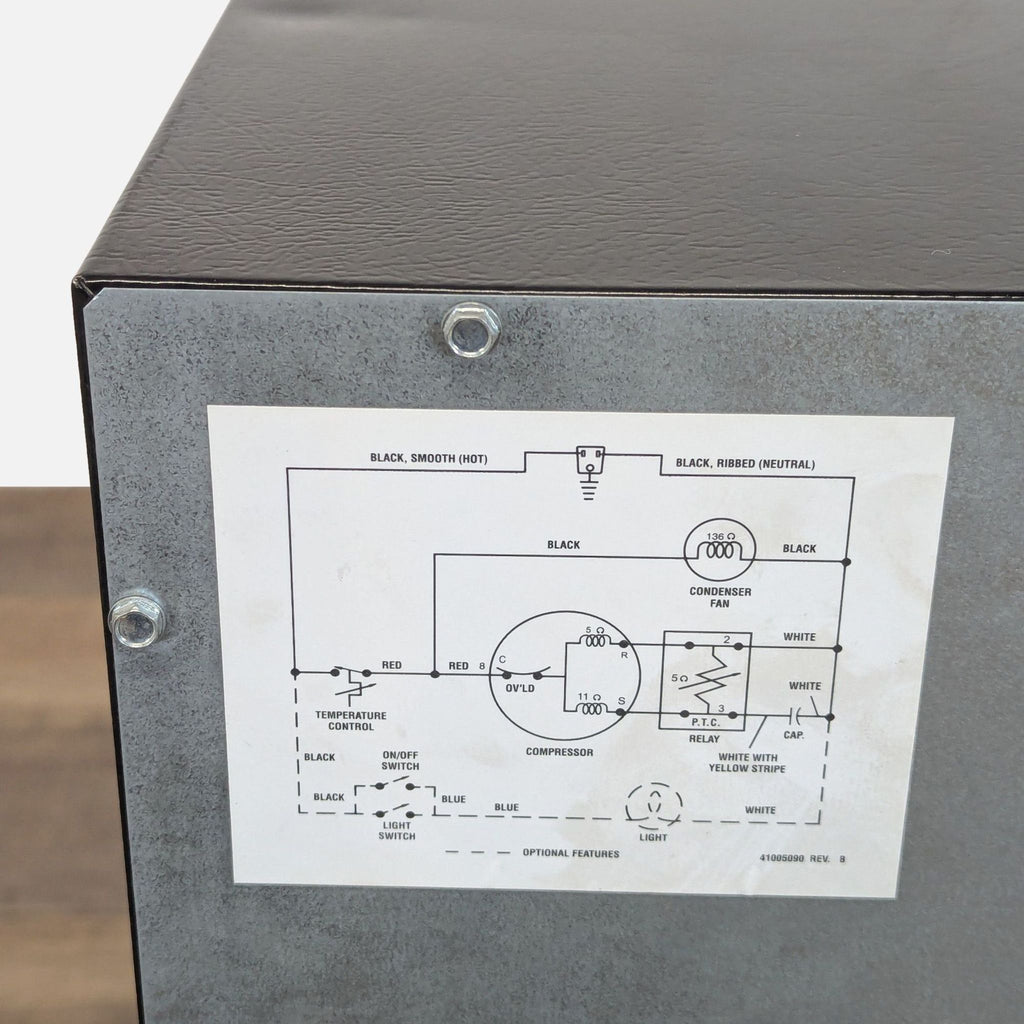 Marvel Black Glass Door Refrigerator – Compact Wine Cooler