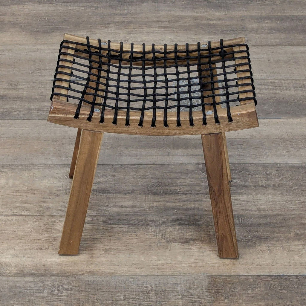 Woven Top Stool