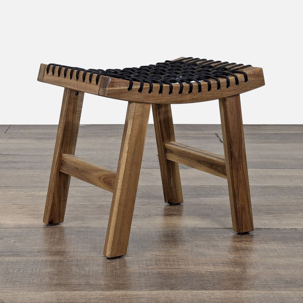 Woven Top Stool
