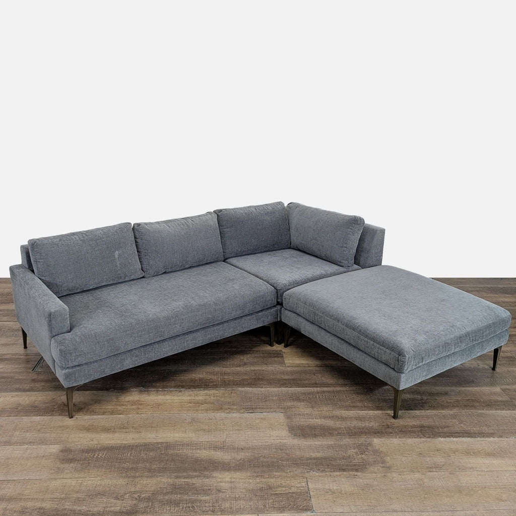 West Elm Andes 3-Piece Ottoman Modern Sectional - Accepted Offer (24.39% discount)