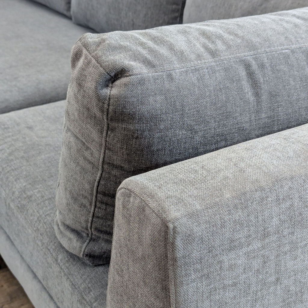 West Elm Andes 3-Piece Ottoman Modern Sectional