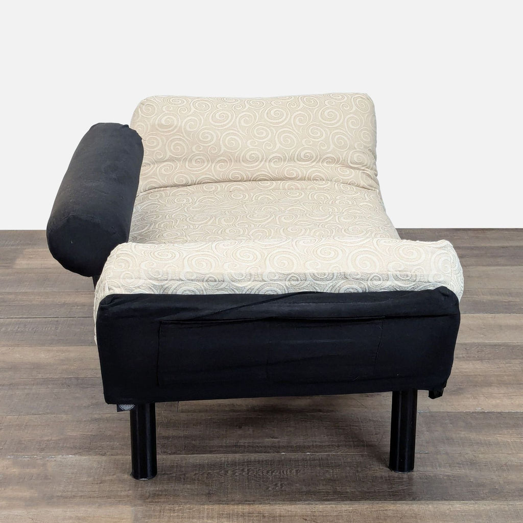 Innovation Convertible Sofa with Adjustable Armrests and Black Frame