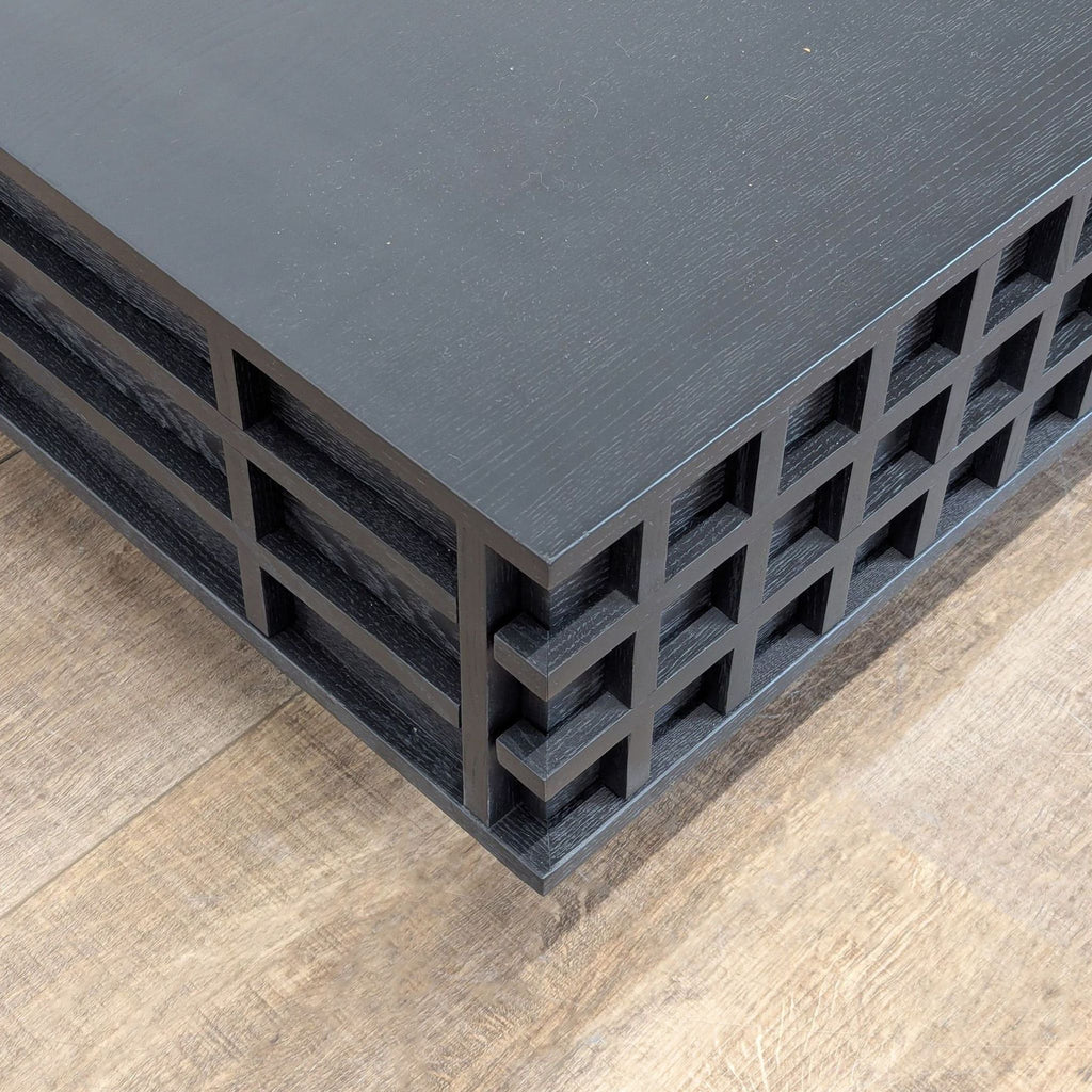 Blue Ridge Lumina Square Wood Coffee Table with Two Drawers