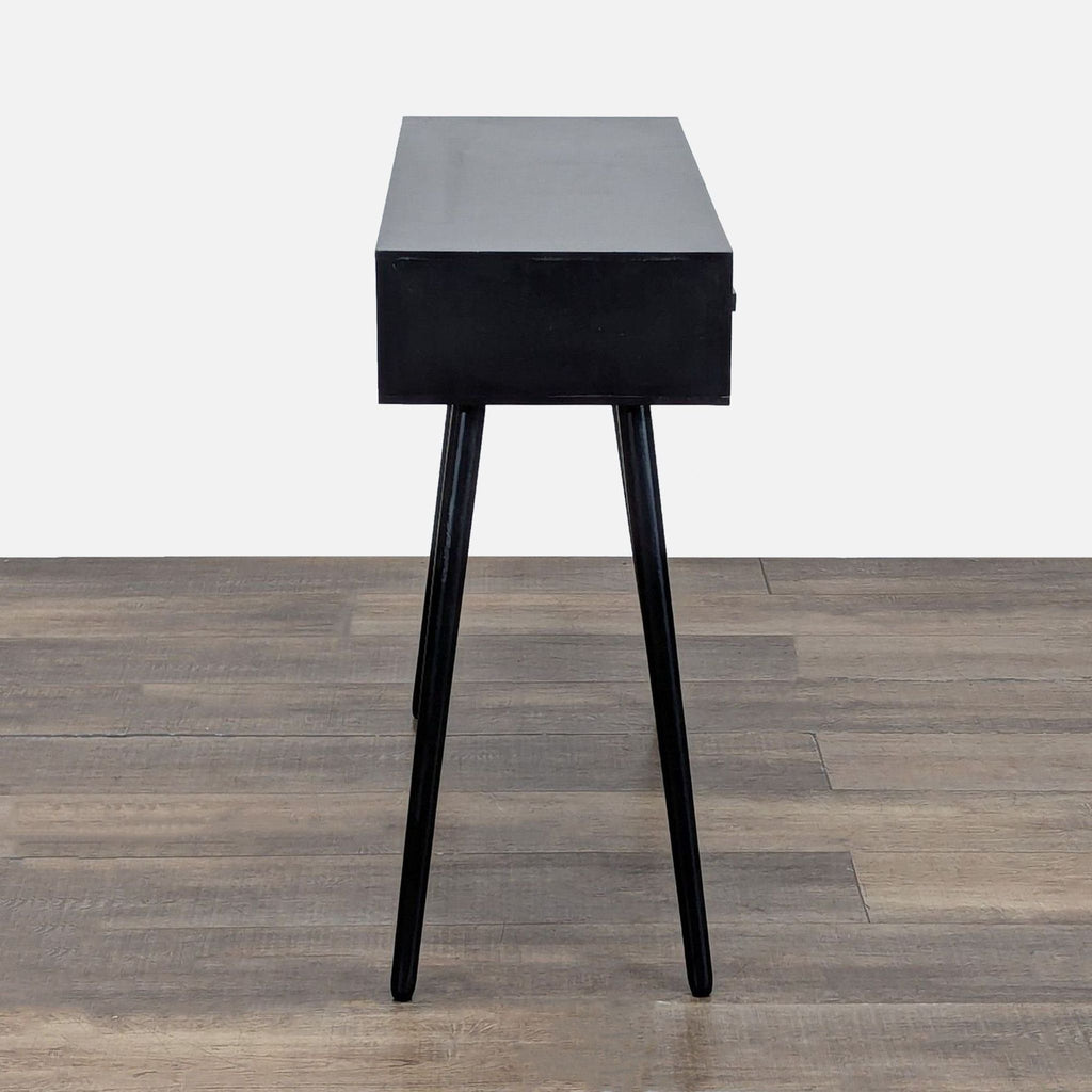 Three Drawer Wood Console Table