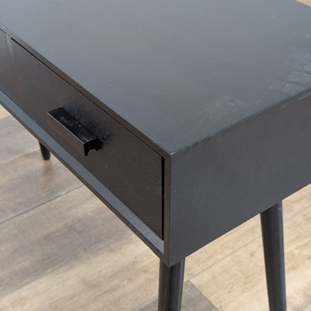 Three Drawer Wood Console Table