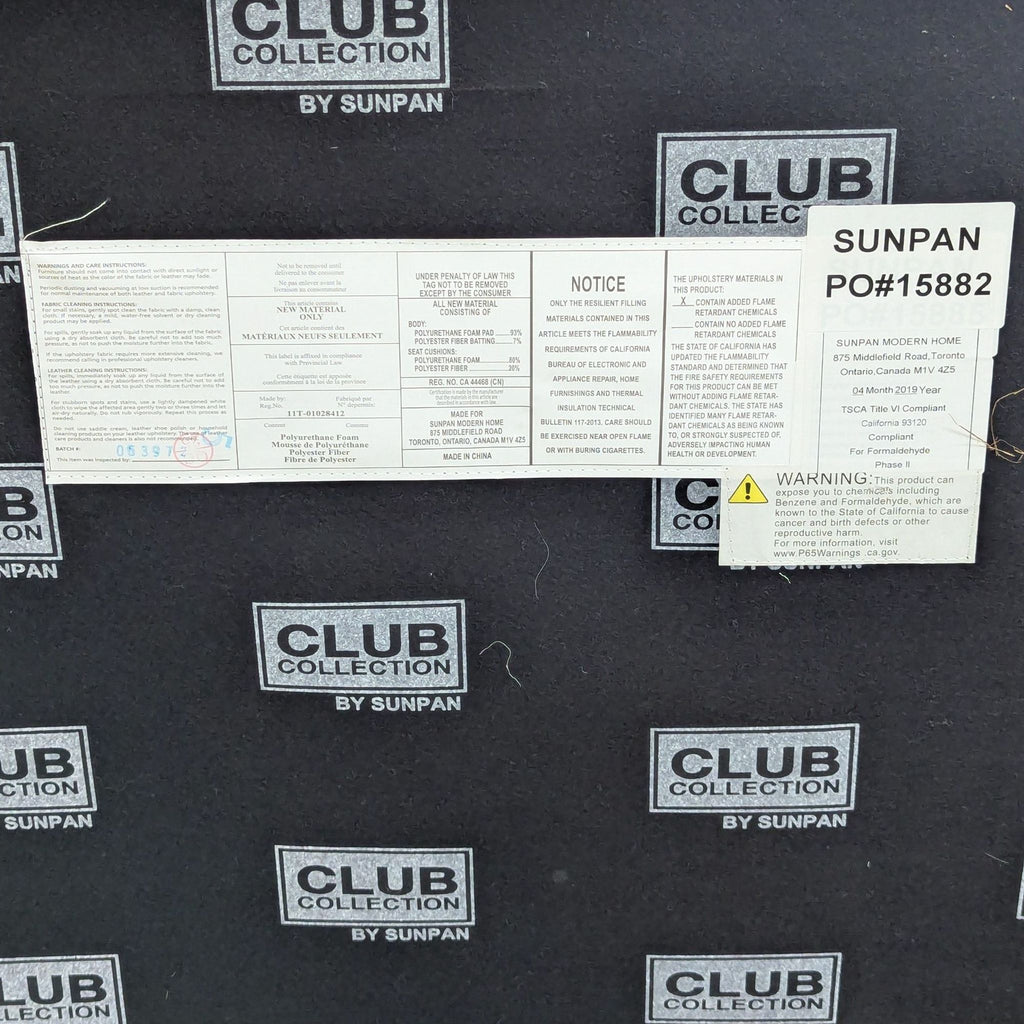 Sunpan Centennial Sofa in Shale