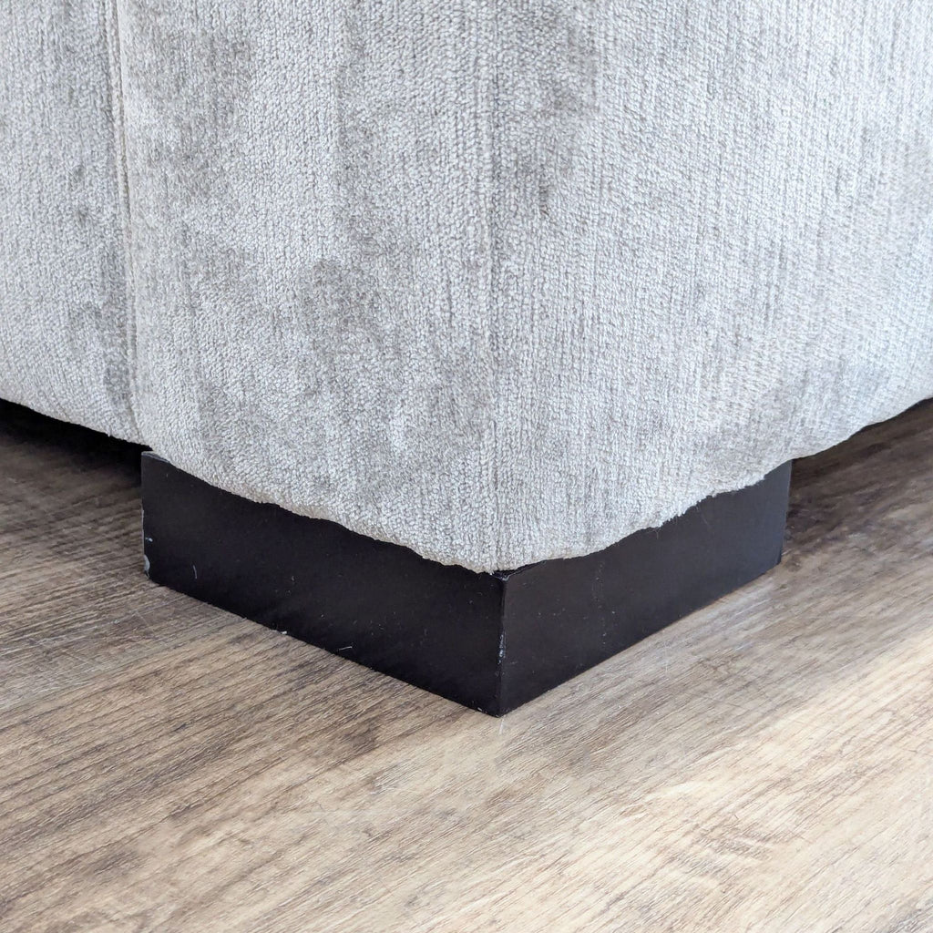 Modern Gray 3-Seat Sofa with Plush Cushions