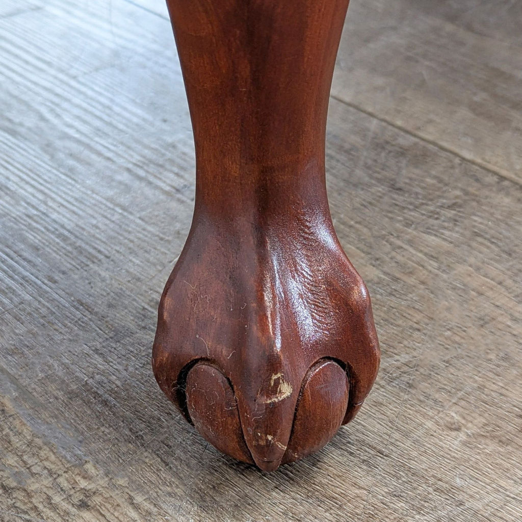 Camelback Sofa With Floral Upholstery