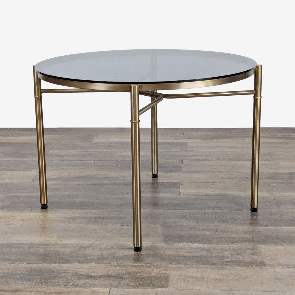 Smoked Glass Top Dining Table - Accepted Offer (42.86% discount)