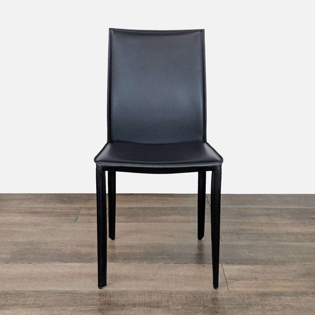 Set of Six EQ3 Leather Dining Chairs