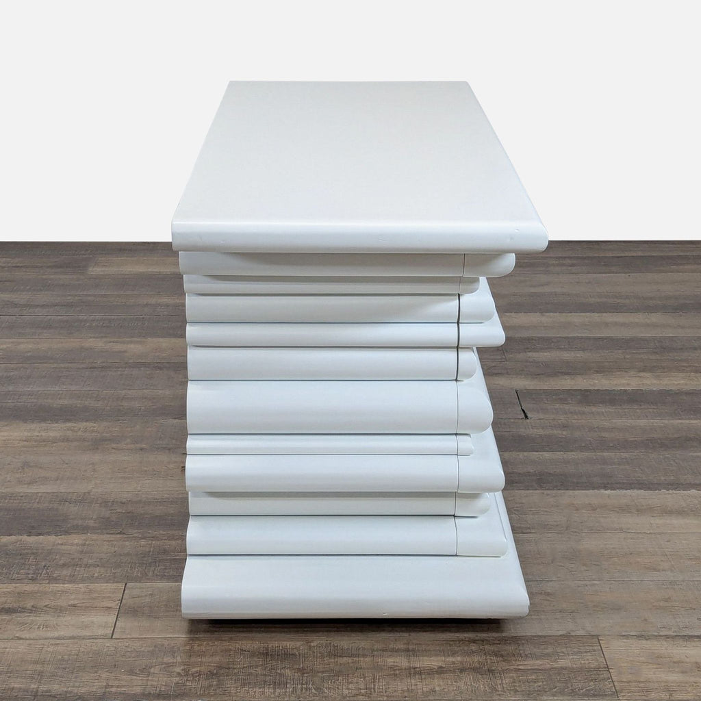 Modern White 6-Drawer Dresser