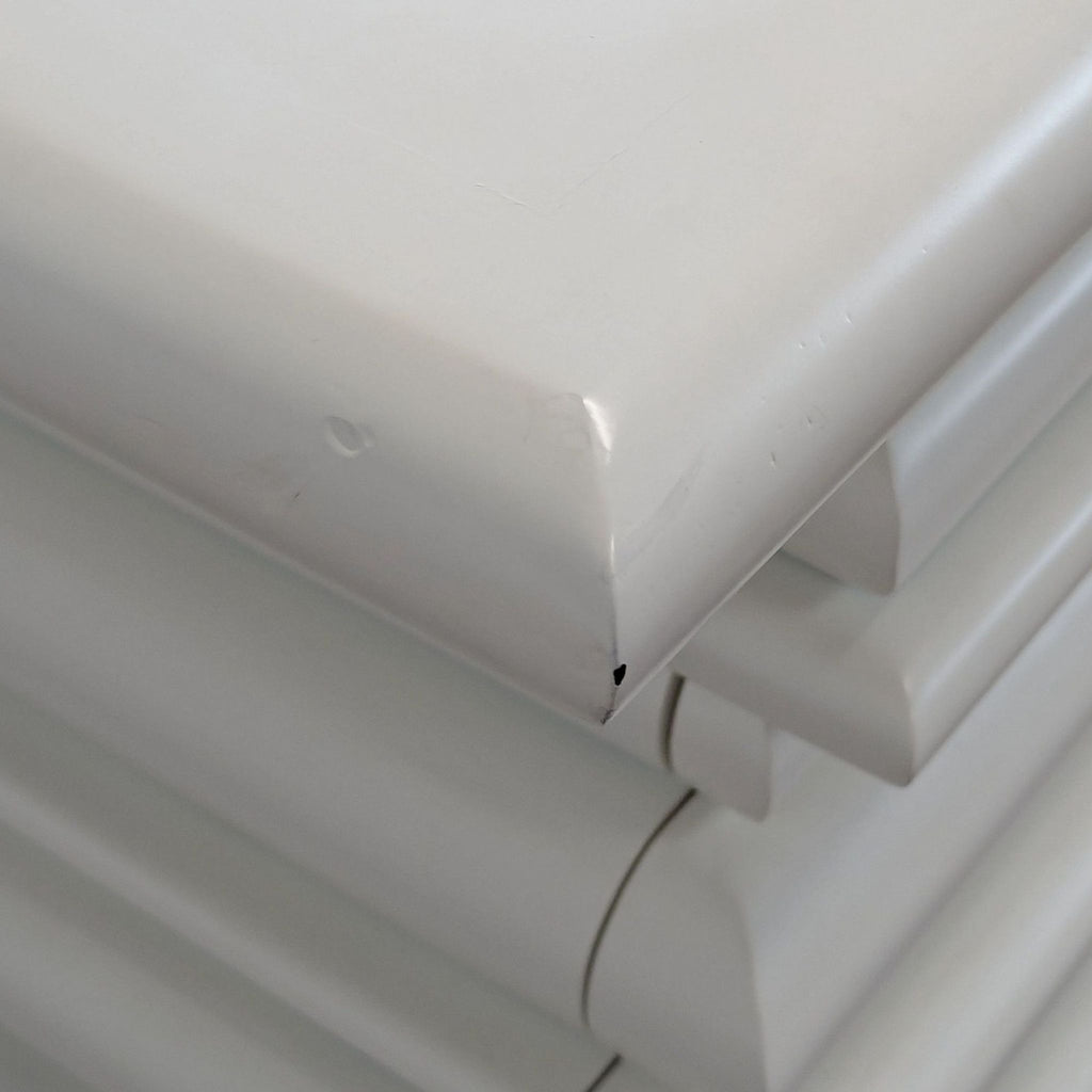 Modern White 6-Drawer Dresser