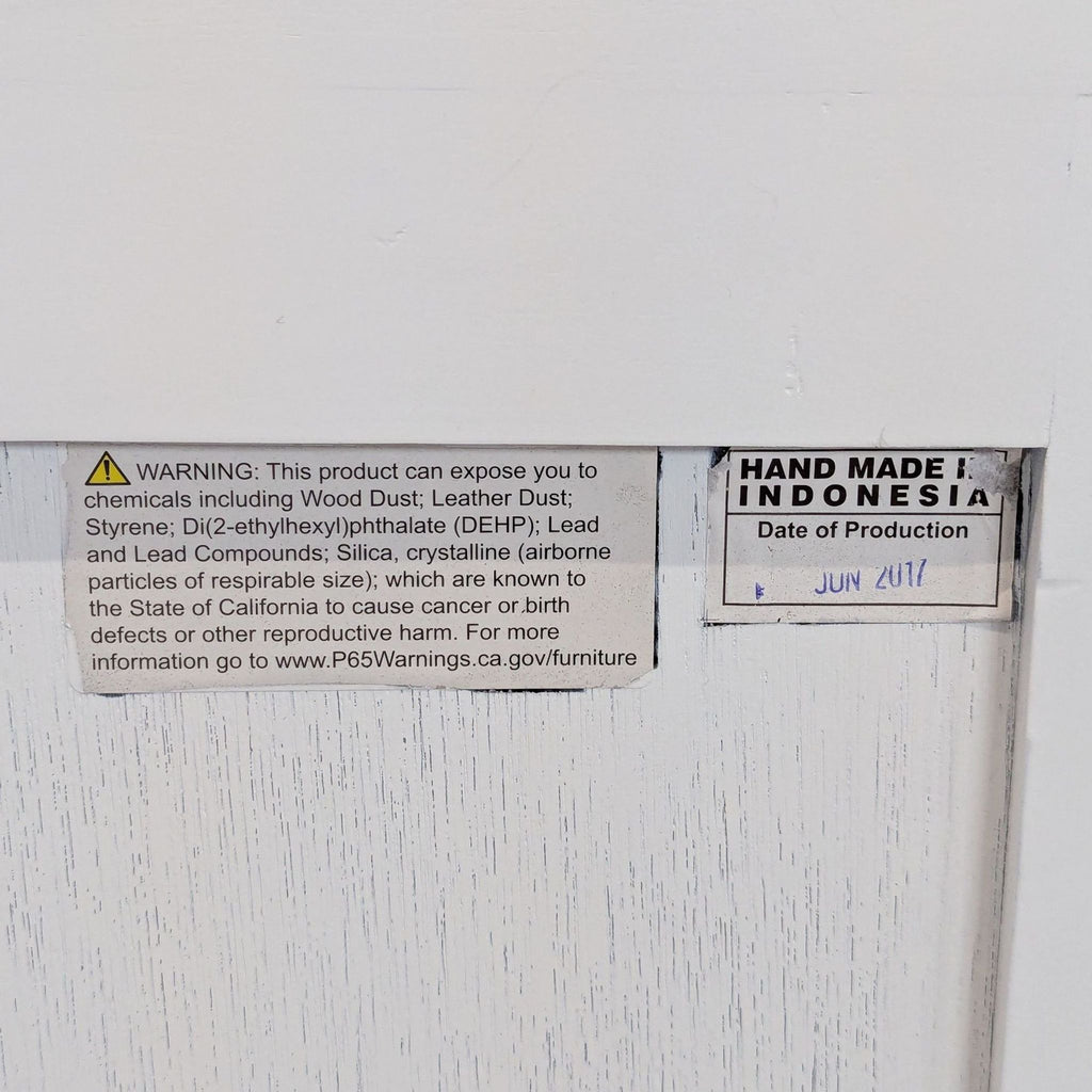 Modern White 6-Drawer Dresser