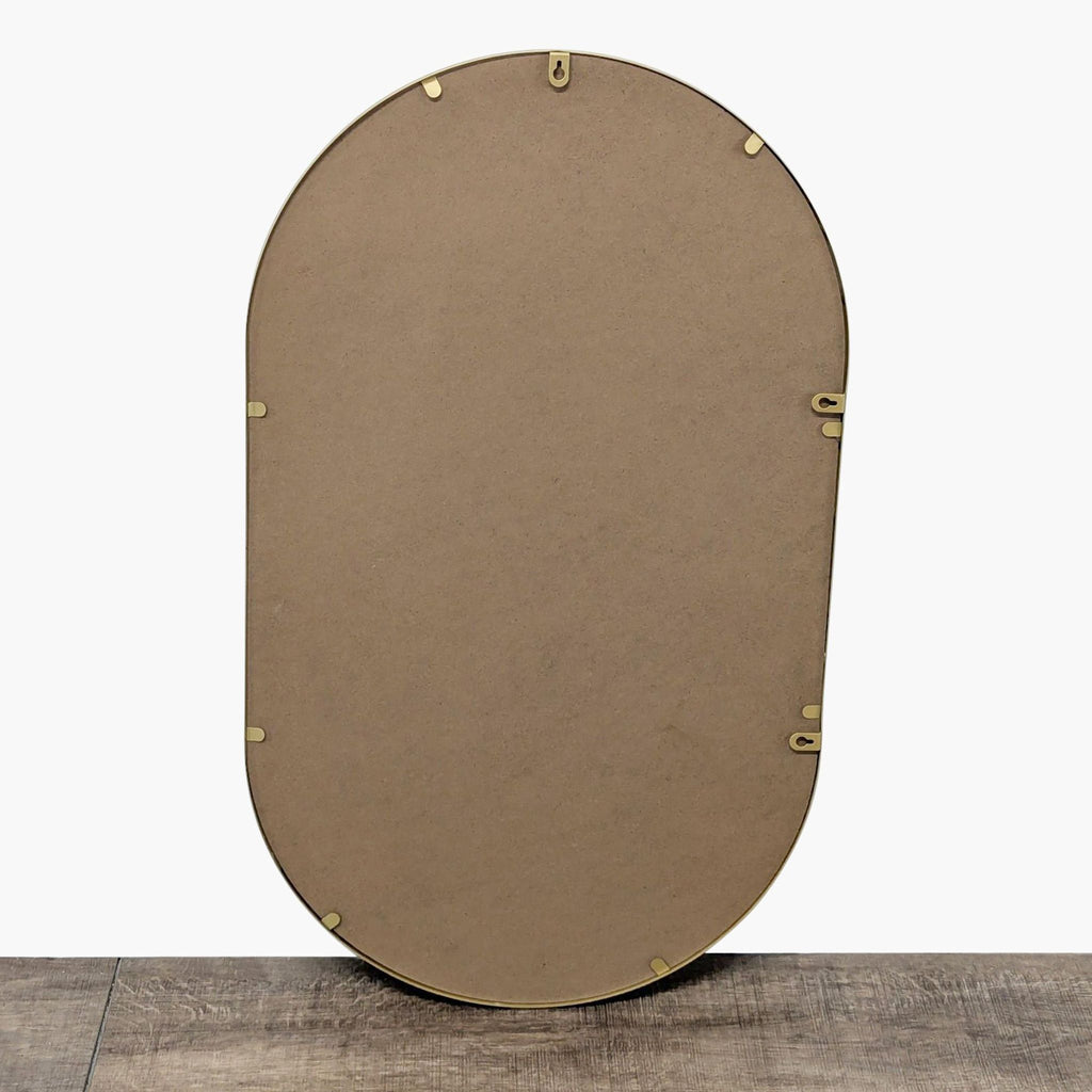 Metal Framed Oval Mirror