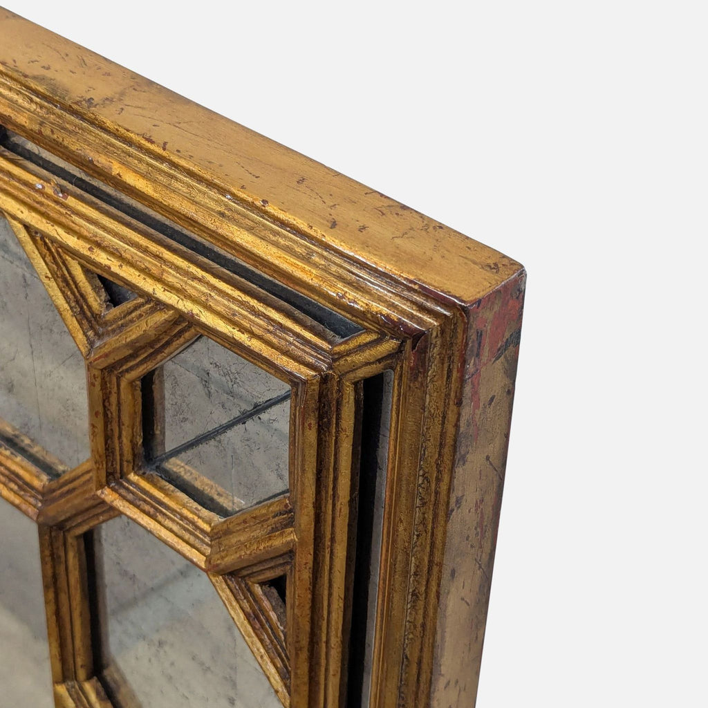 Modern History Antiqued Glass Mirror