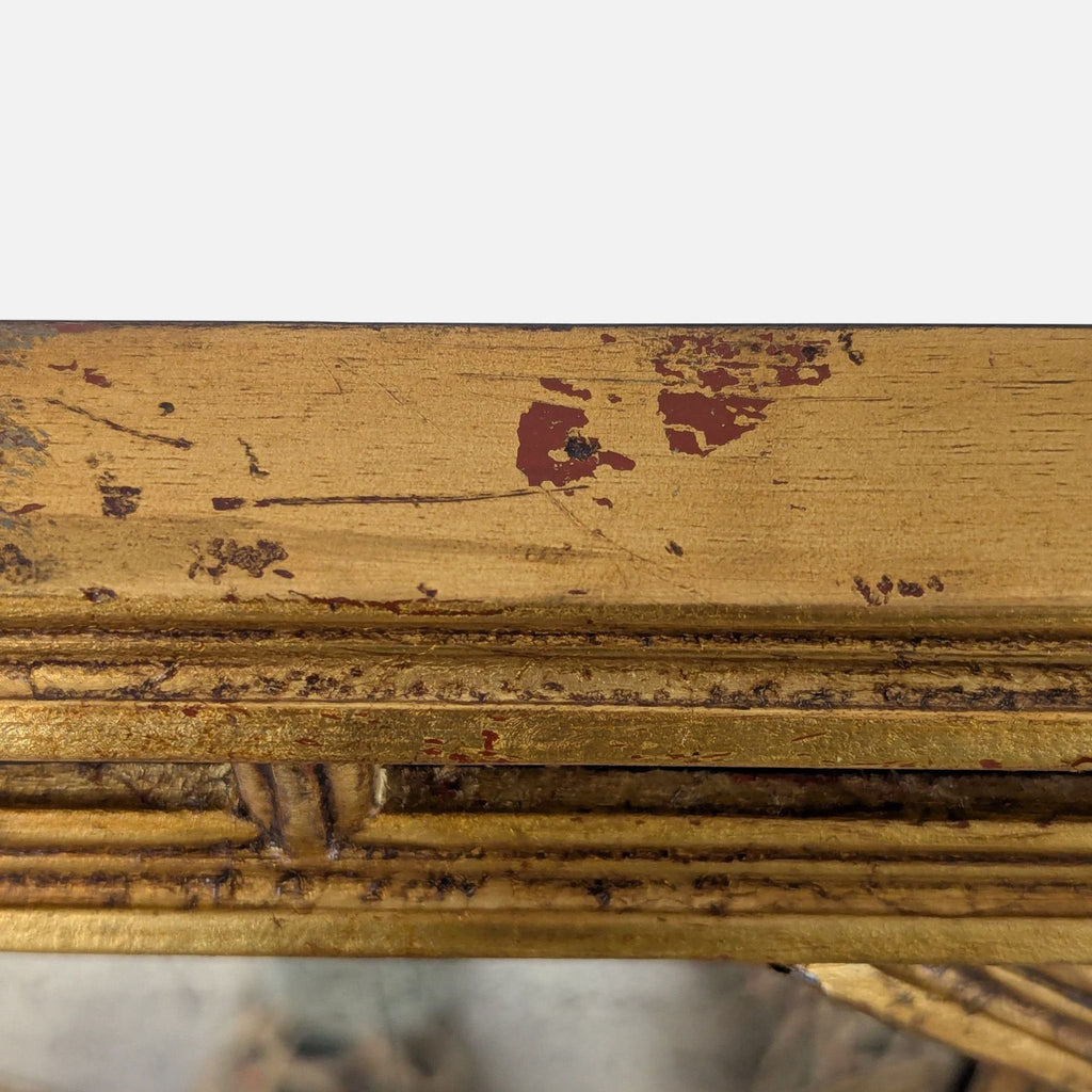 Modern History Antiqued Glass Mirror