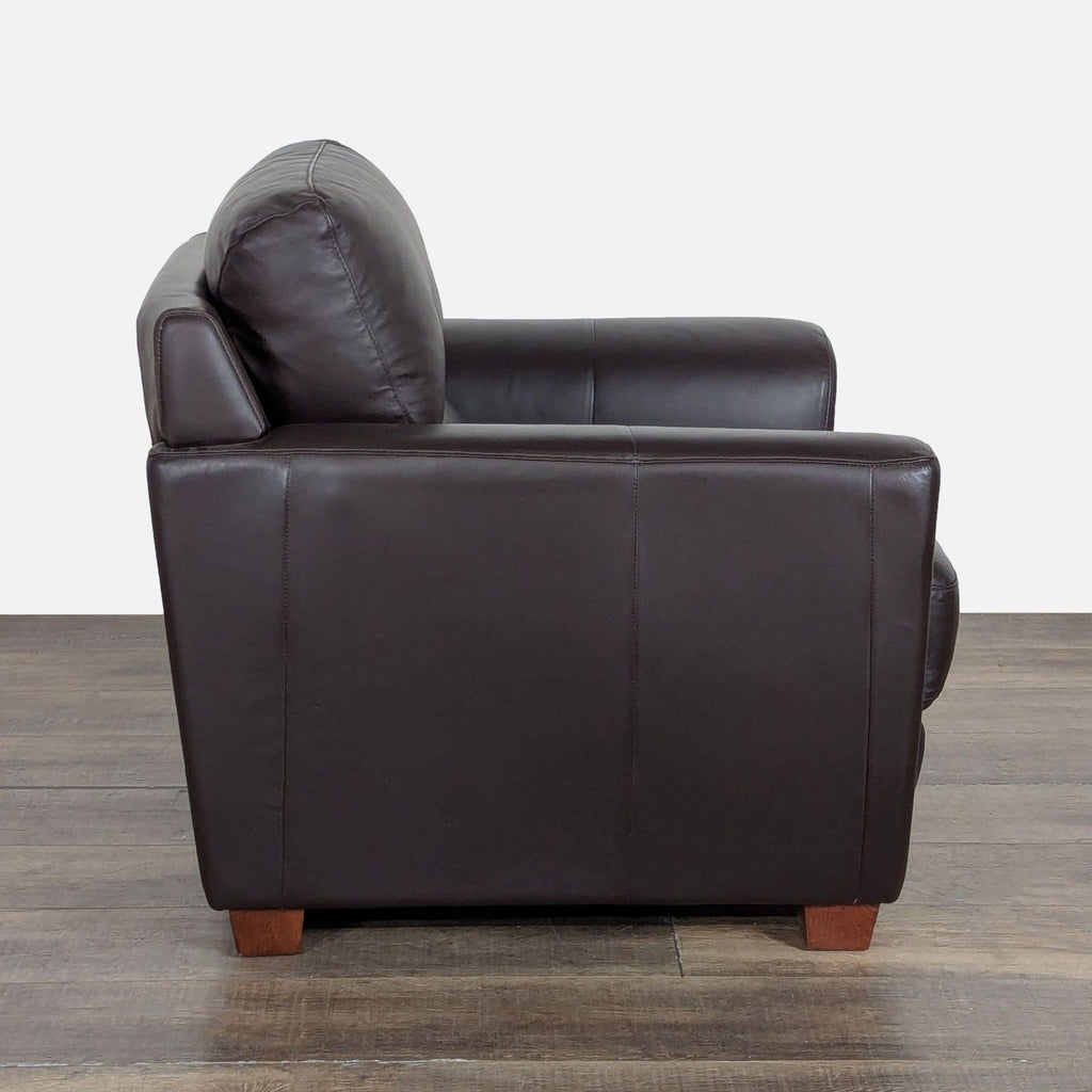 Ikea Modern Leather Lounge Chair