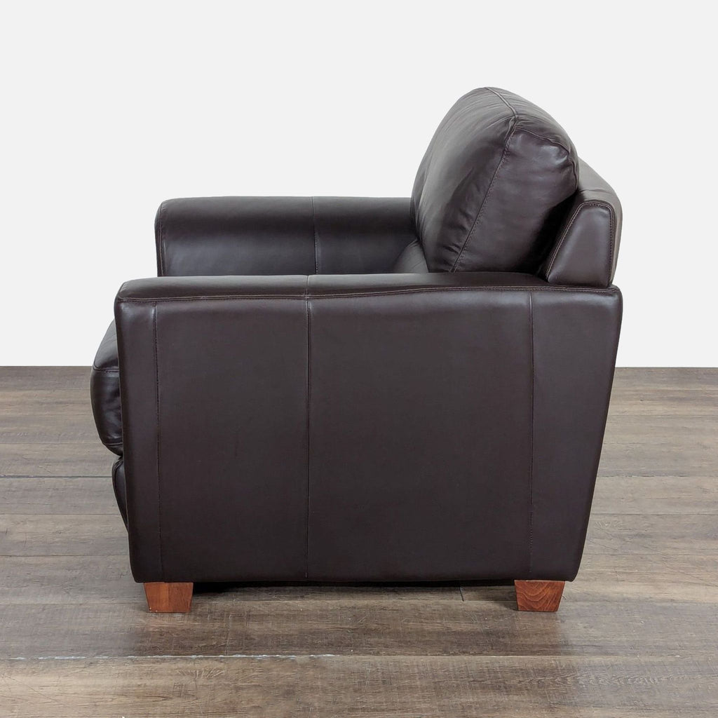 IKEA Modern Leather Lounge Chair