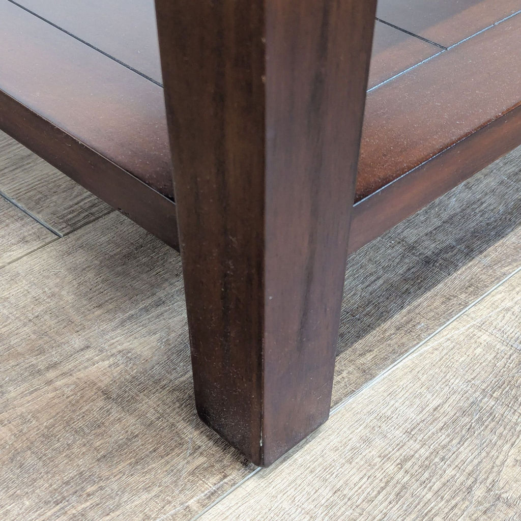 World Market Wooden End Table