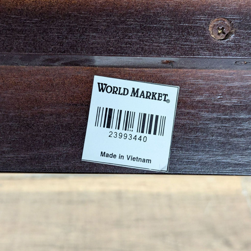 World Market Wooden End Table - Accepted Offer (36.55% discount)
