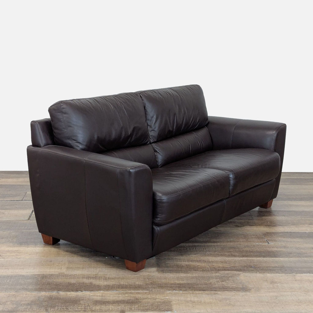 IKEA Leathern Midern 3 Seat Sofa