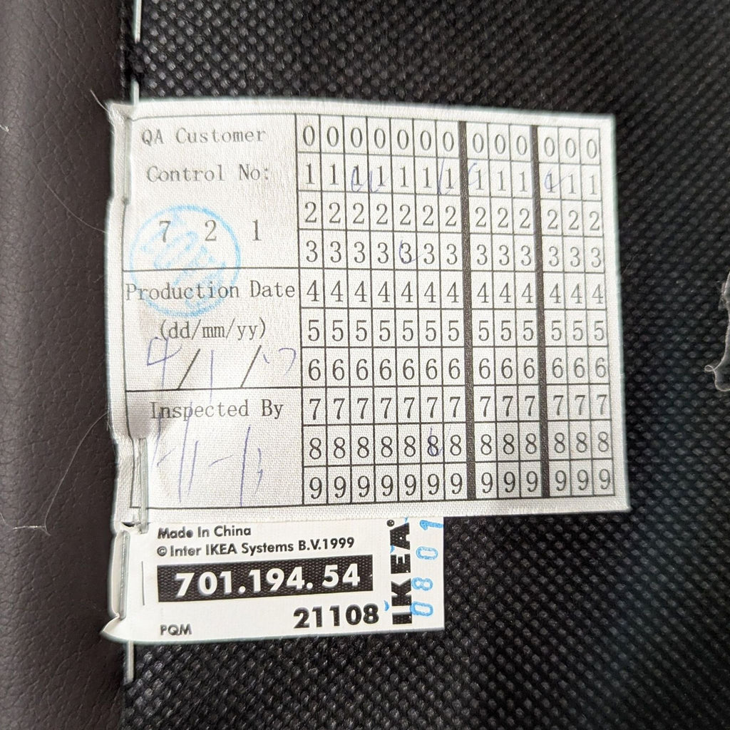 IKEA Leathern Midern 3 Seat Sofa