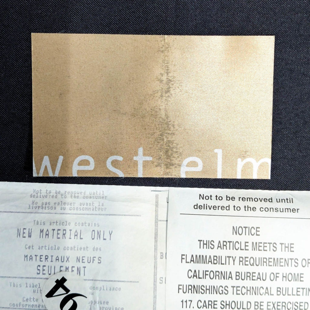 West Elm Lorimer Modern 3 Seat Sofa