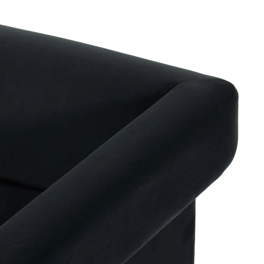 Heavenly Cairo Modern Chair in Velvet Smoke