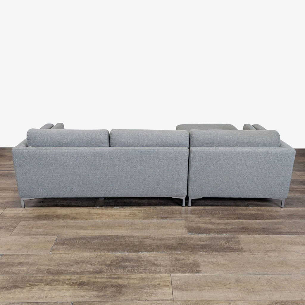CB2 District Modern Sectional with Chaise