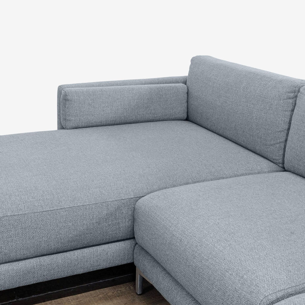 CB2 District Modern Sectional with Chaise