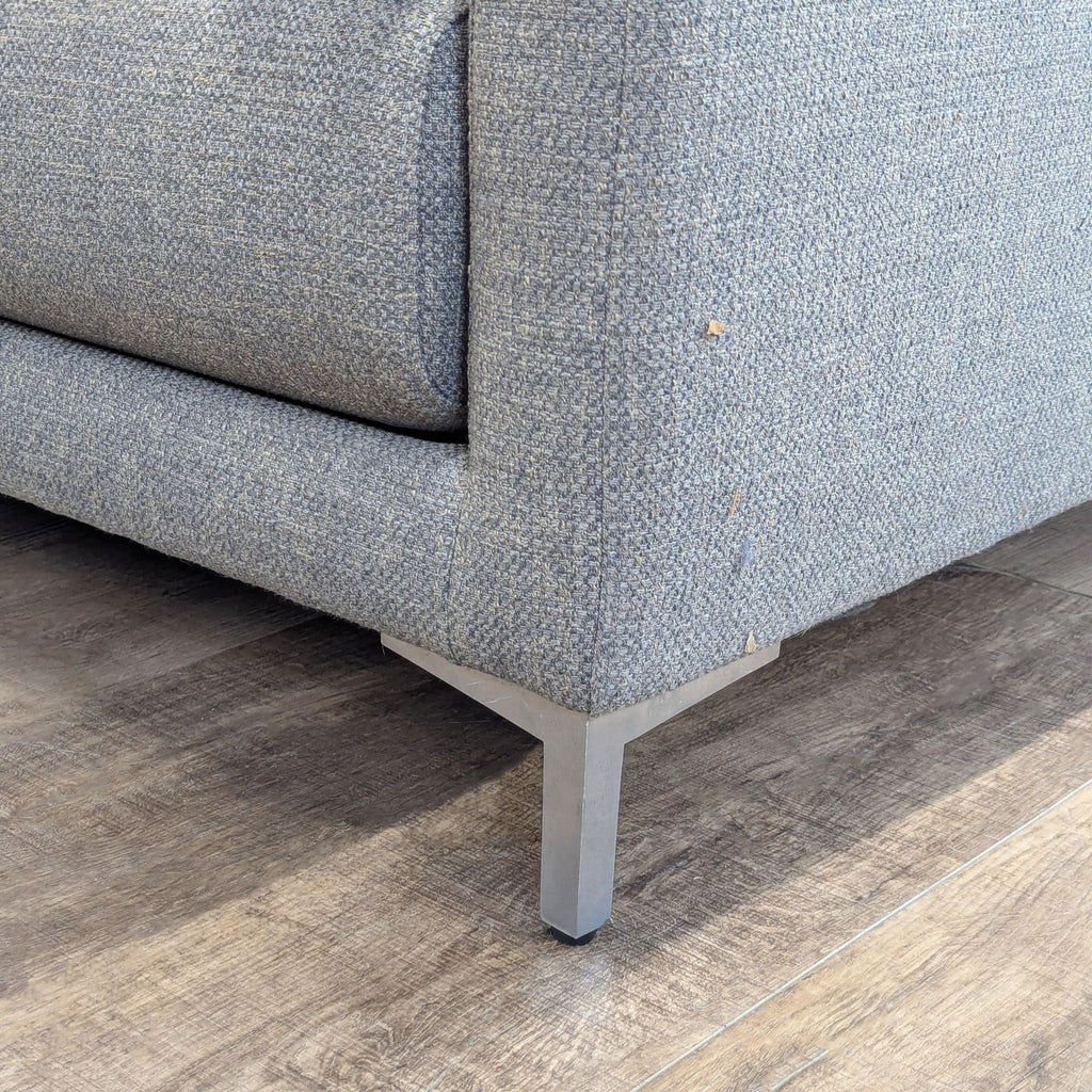 CB2 District Modern Sectional with Chaise