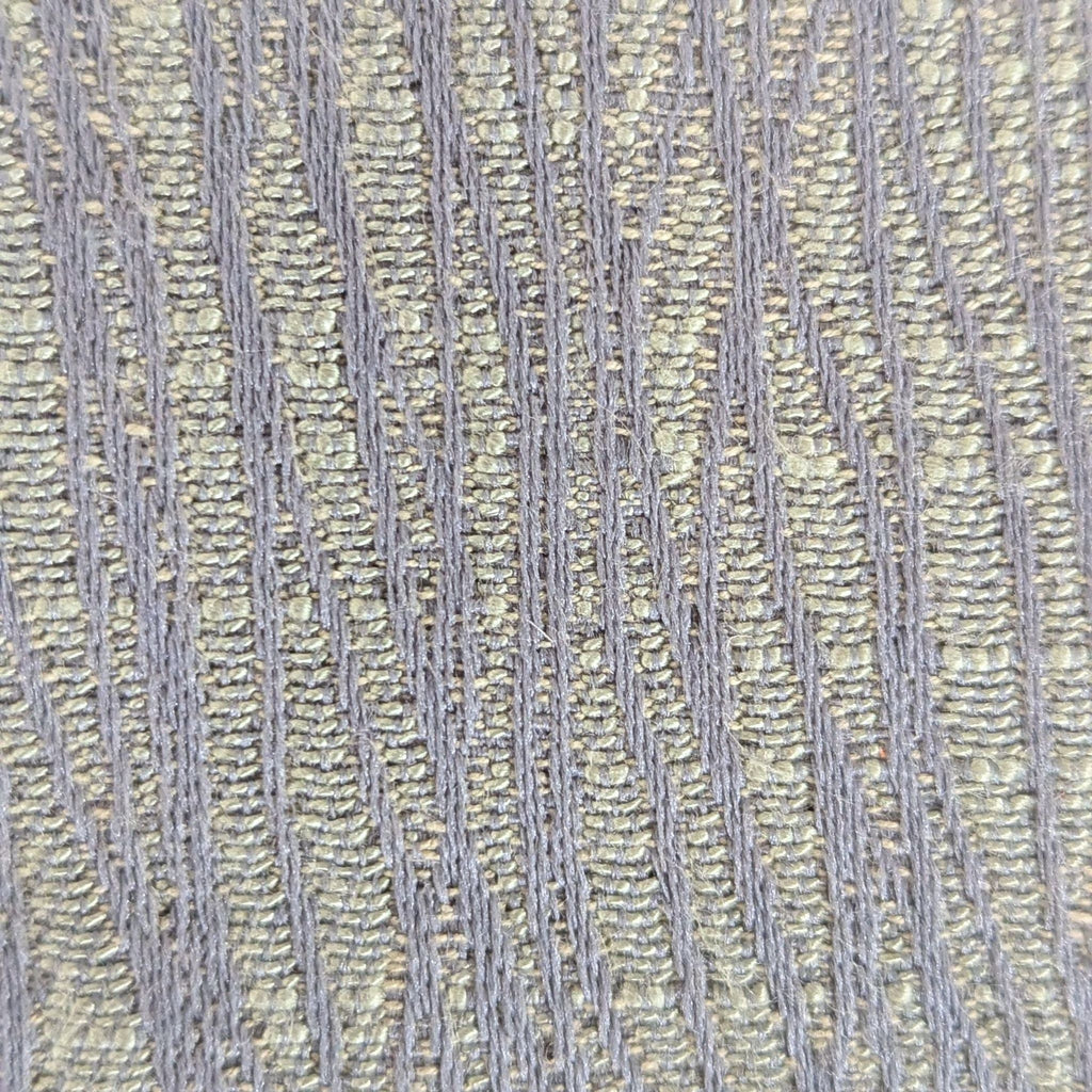 Slip Covered Ottoman on Wood Feet