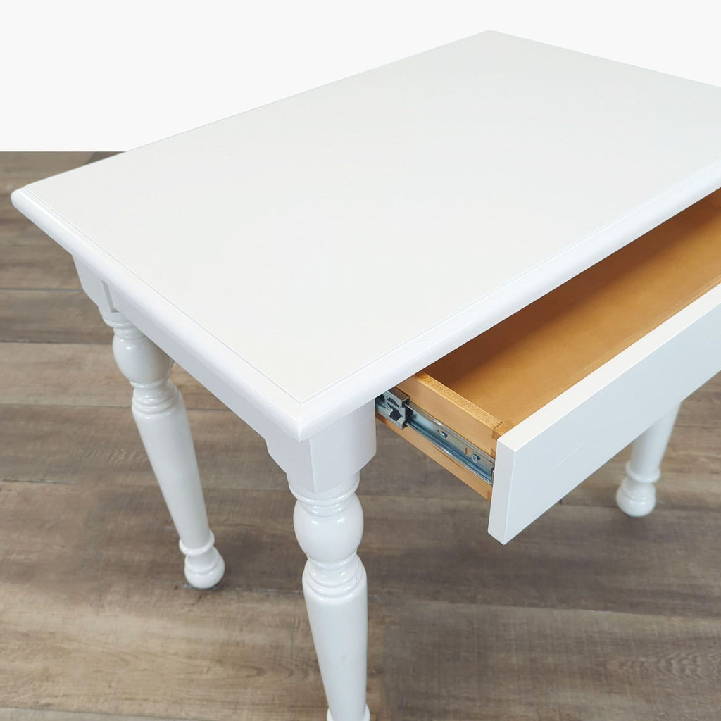 Wood End Table with Drawer