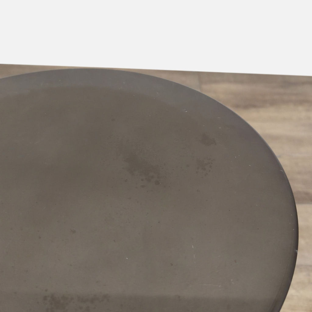 Structube Adjustable Metal Stool