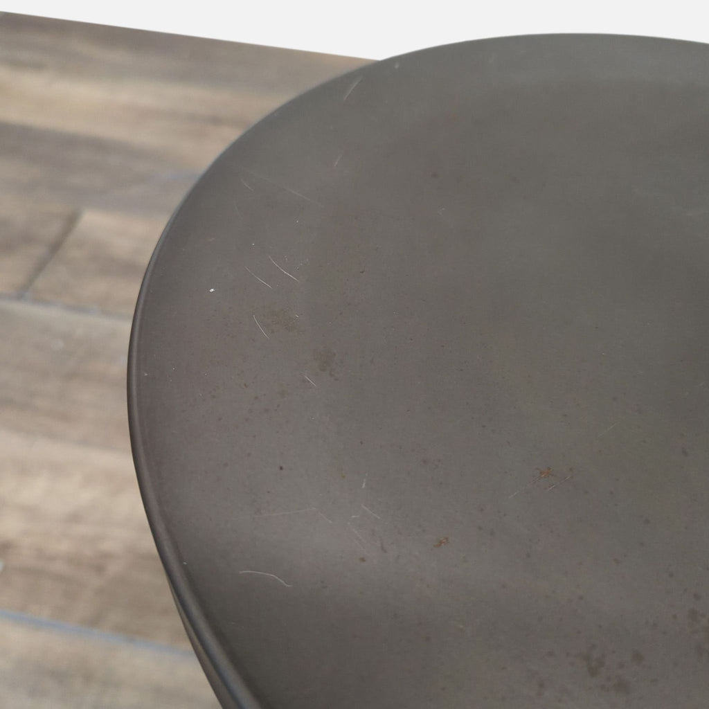 Structube Adjustable Metal Stool